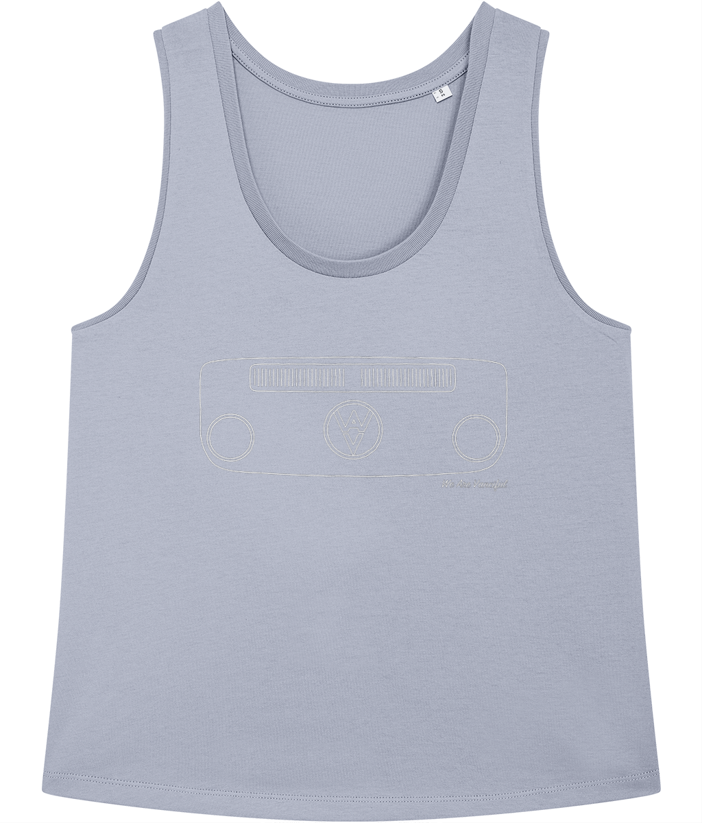 The T2 Women’s Vest - White Logo