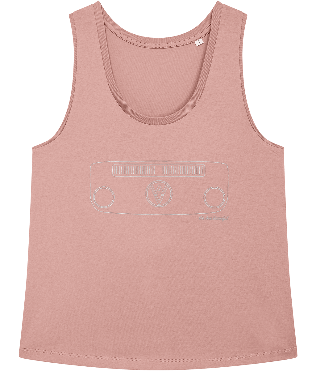 The T2 Women’s Vest - White Logo