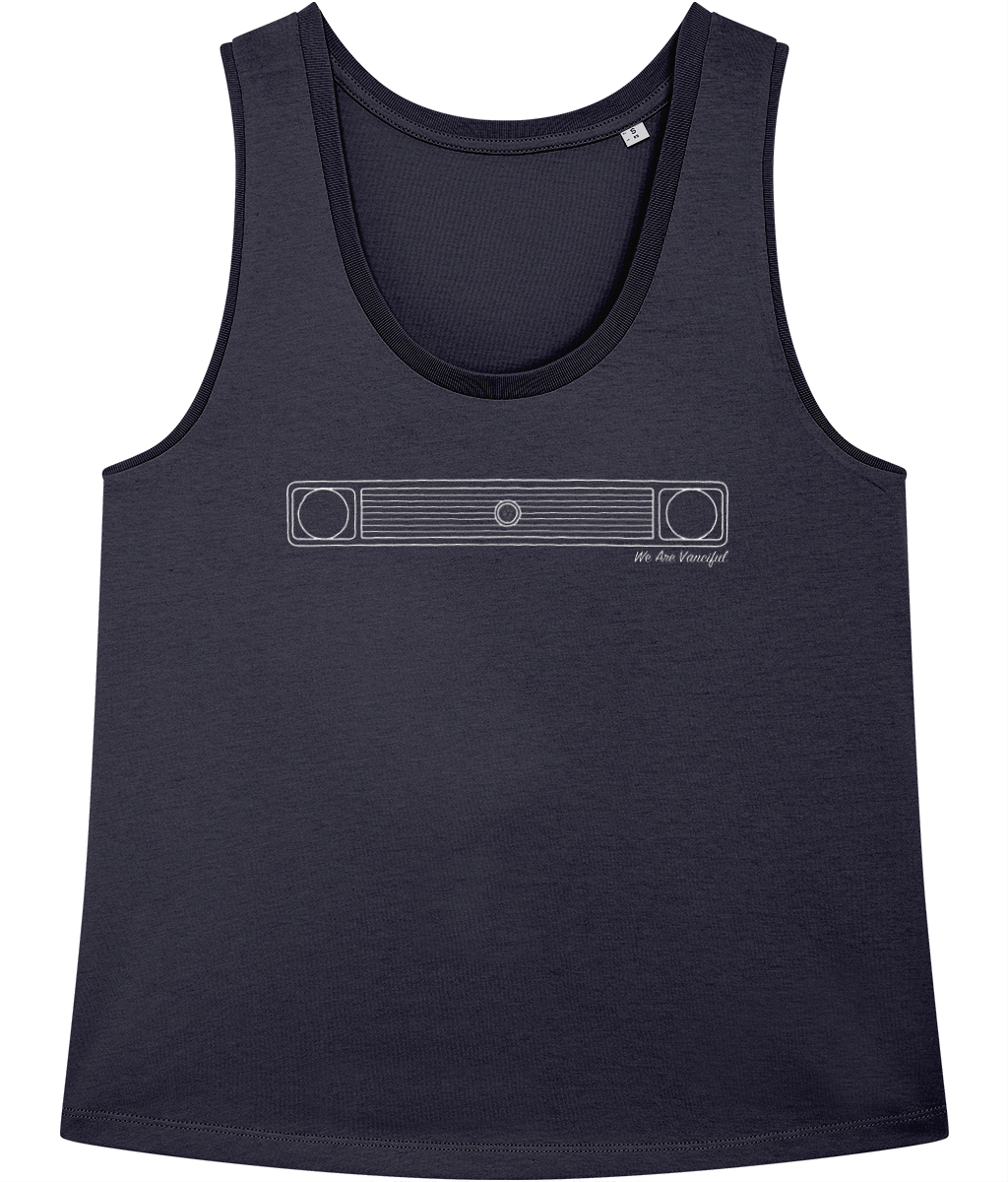 The T3 Women’s Vest - White Logo