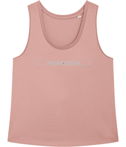 The T4 Women’s Vest - White Logo