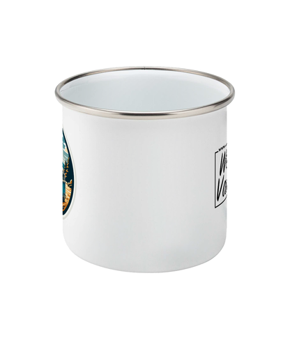 Beach Enamel Mug