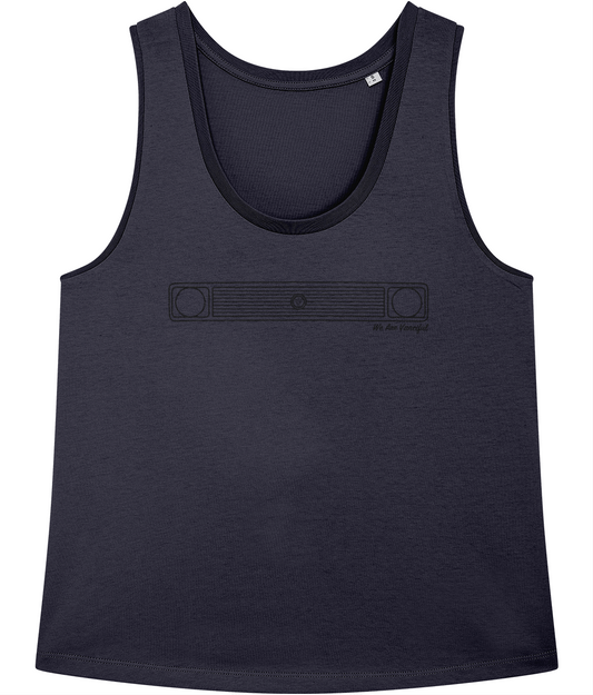 The T3 Women’s Vest - Black Logo