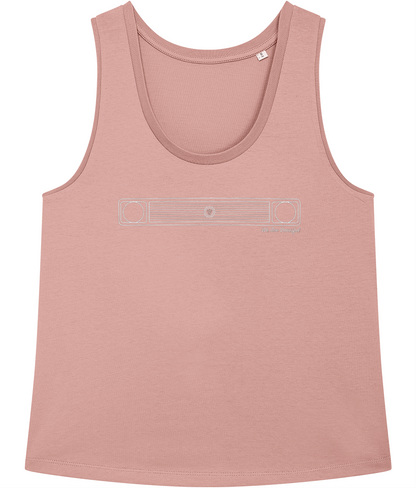 The T3 Women’s Vest - White Logo