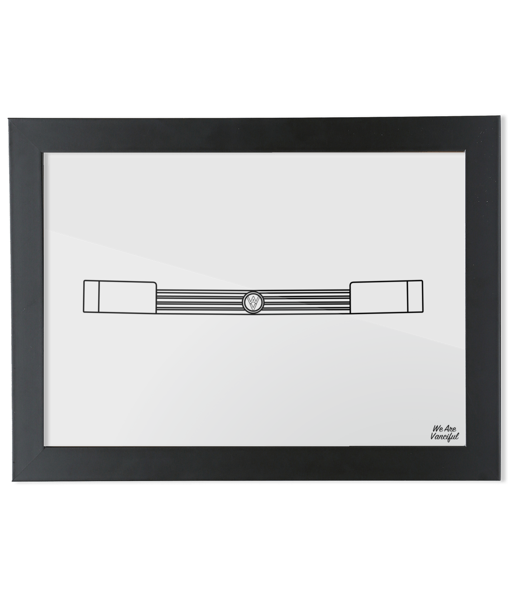 The T4 Bamboo Framed Print